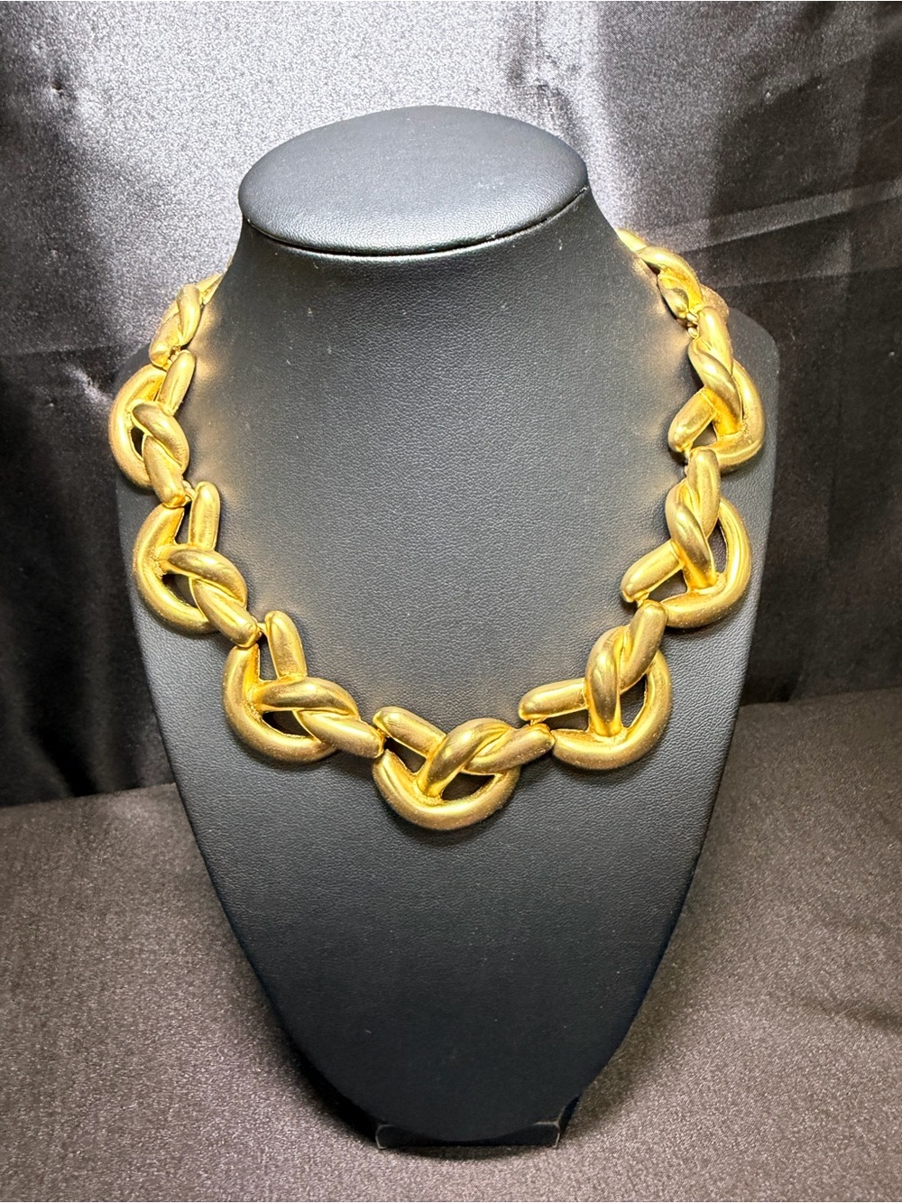 Anne Klein Gold Link Statement Necklace - Women Jewelry